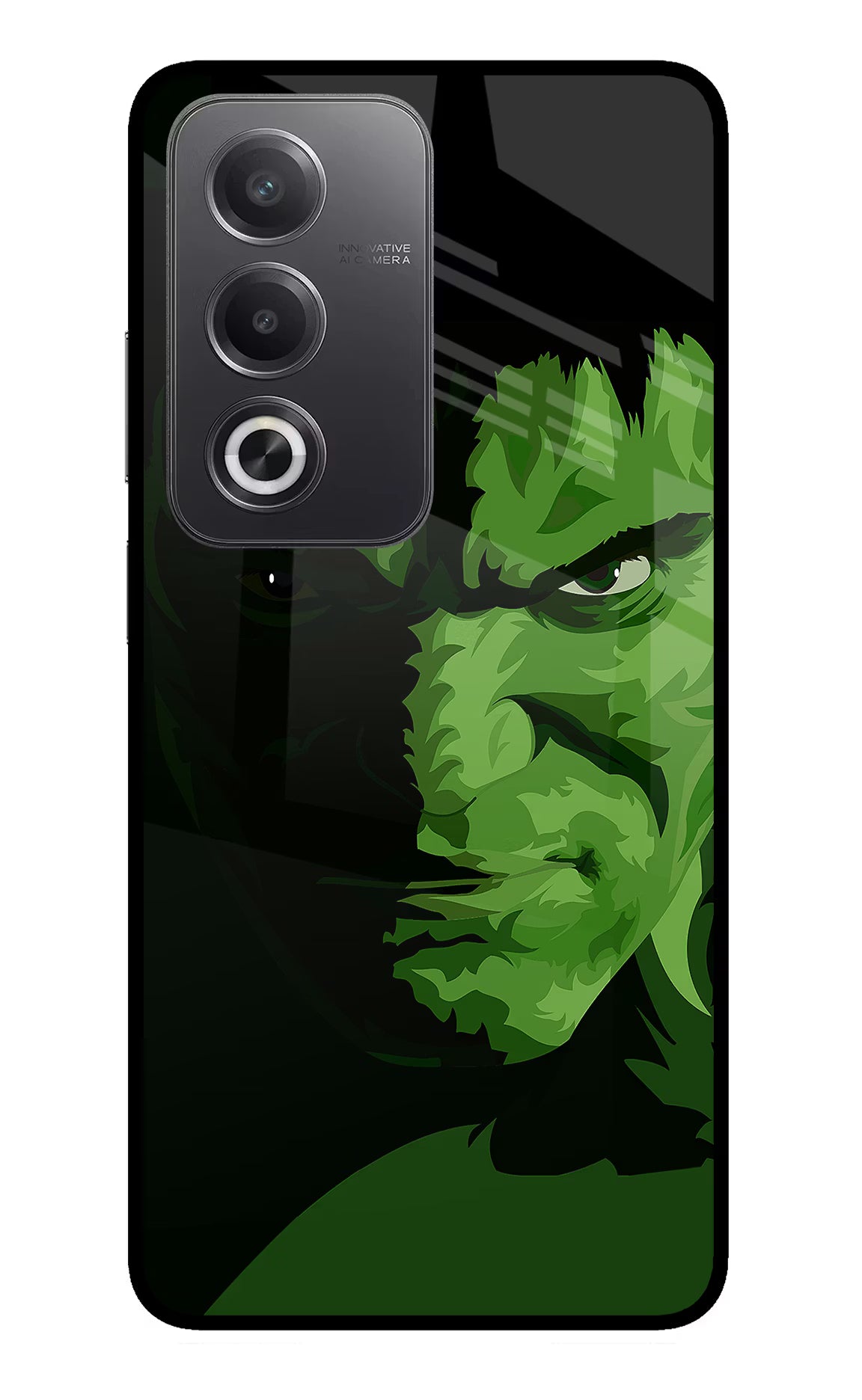 HULK Oppo A3 Pro 5G Glass Case Back Cover by Casekaro
