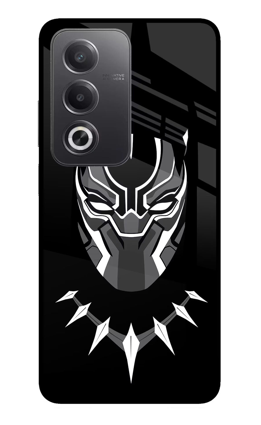 Black Panther Oppo A3 Pro 5G Back Cover, Glass case