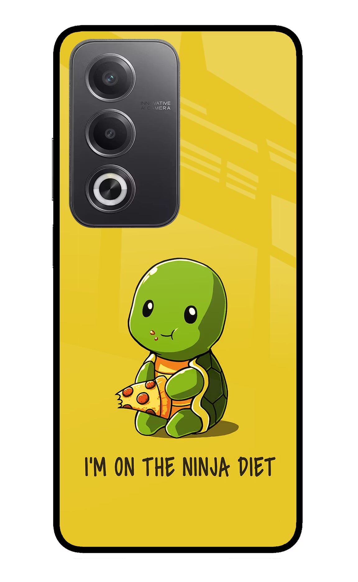 I'm on Ninja Diet Oppo A3 Pro 5G Glass Case Back Cover by Casekaro