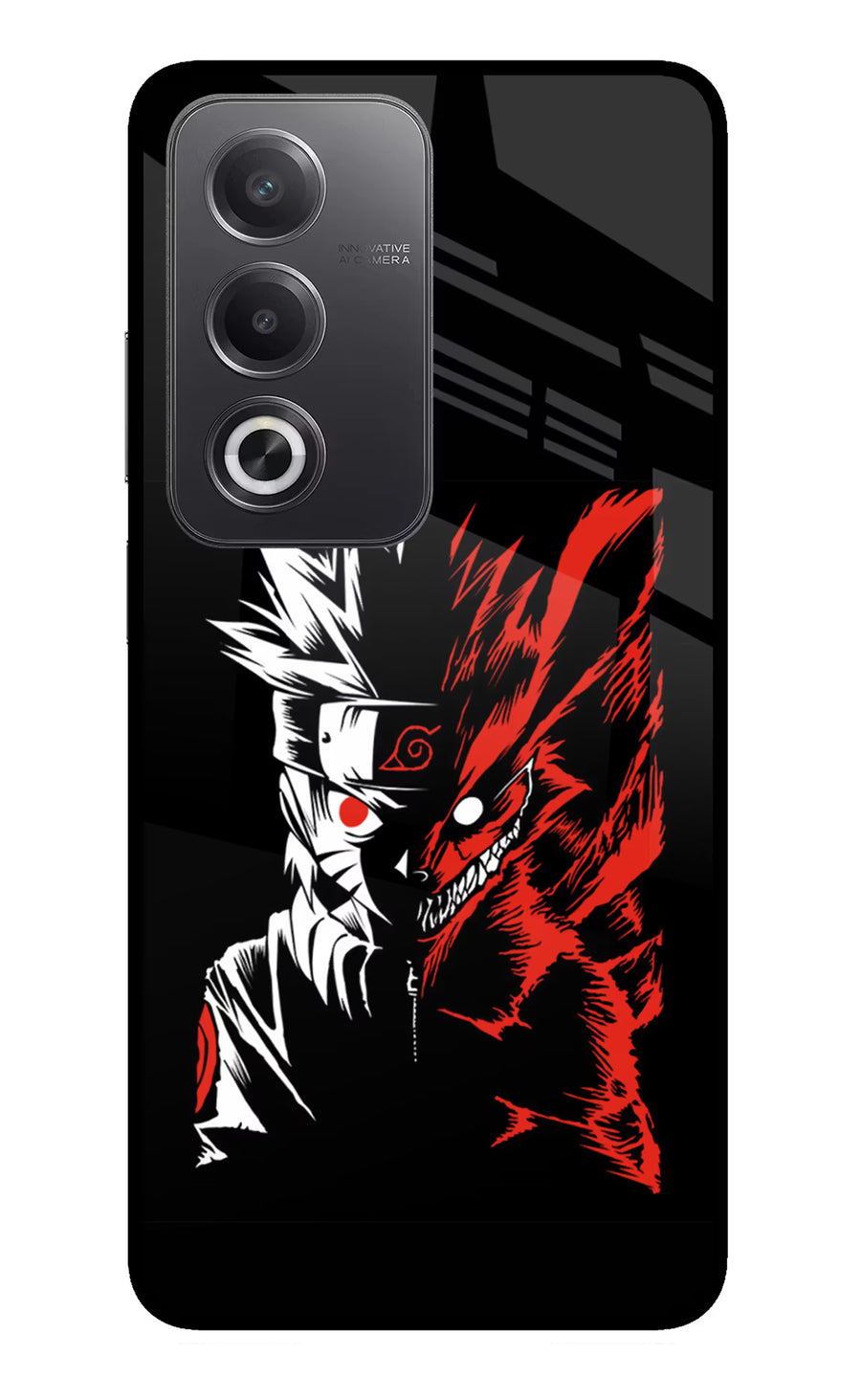 Naruto Two Face Oppo A3 Pro 5G Back Cover, Glass case