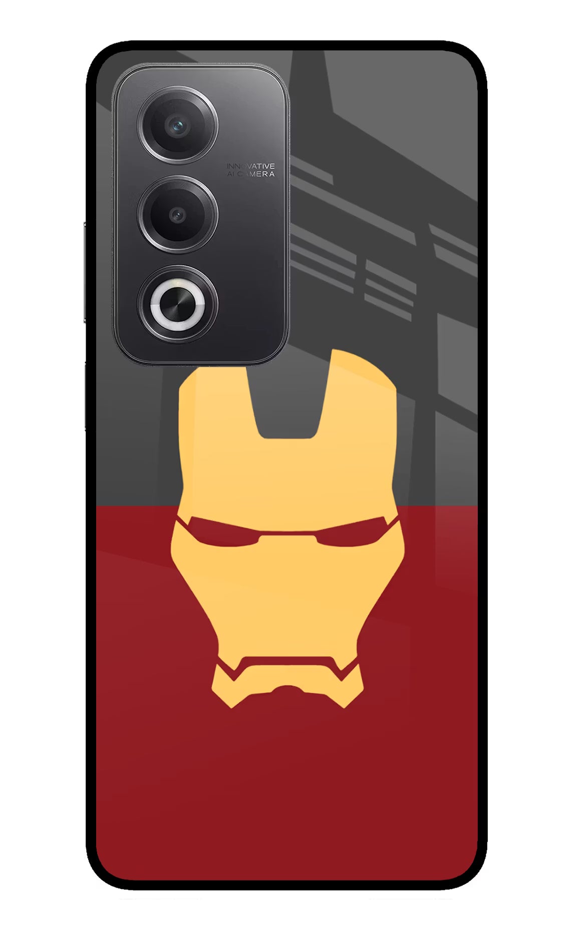 Ironman Oppo A3 Pro 5G Glass Case Back Cover by Casekaro