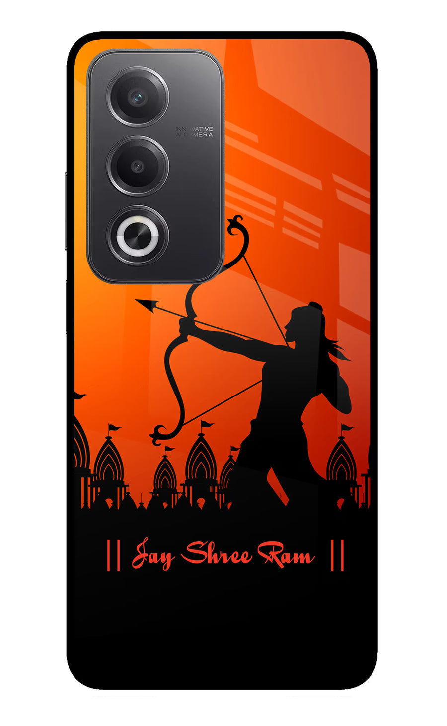 Lord Ram - 4 Oppo A3 Pro 5G Back Cover, Glass case