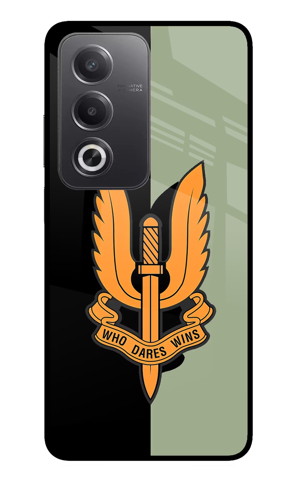 Balidan Logo Oppo A3 Pro 5G Glass Case Back Cover by Casekaro
