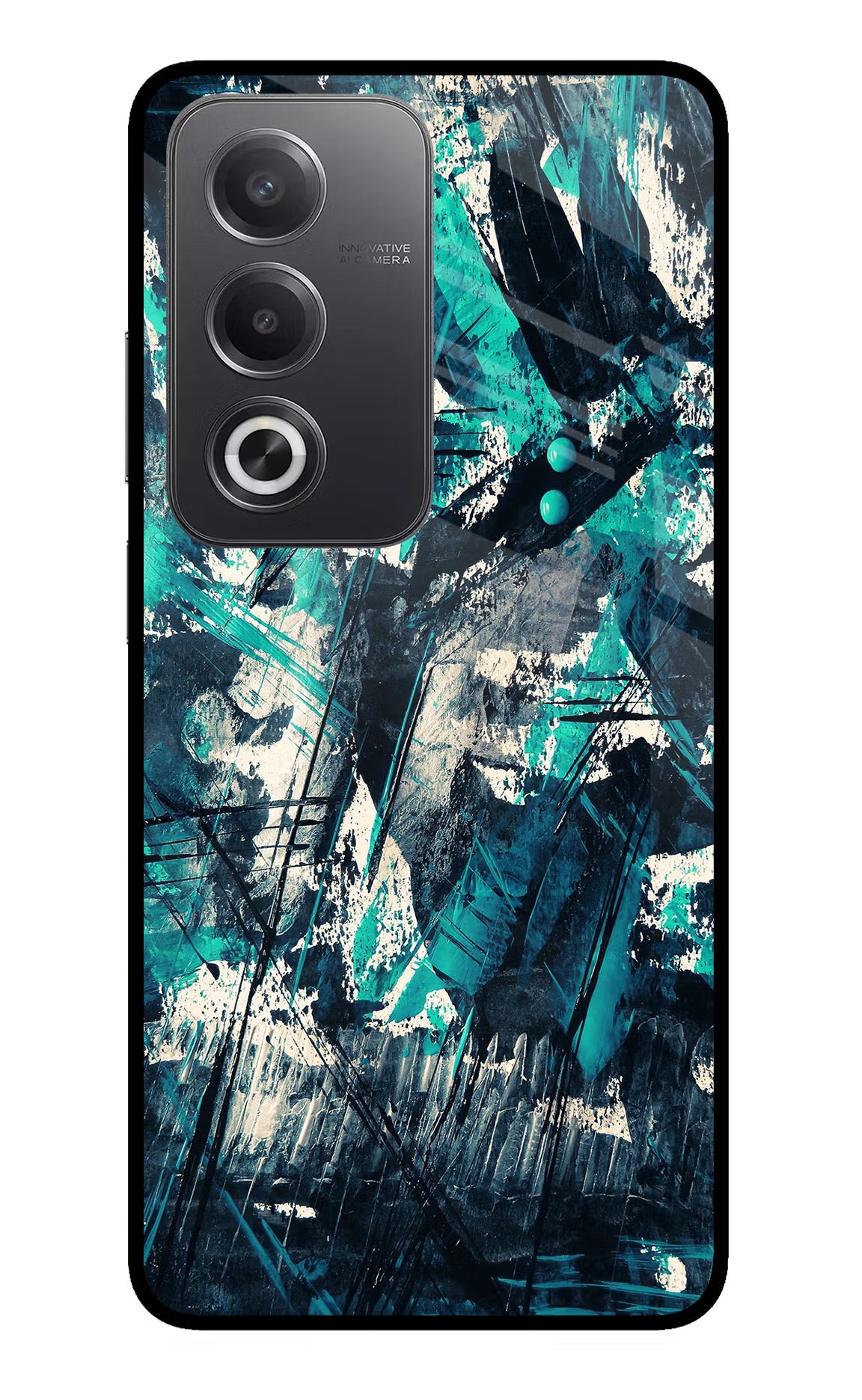 Artwork Oppo A3 Pro 5G Glass Case Back Cover by Casekaro