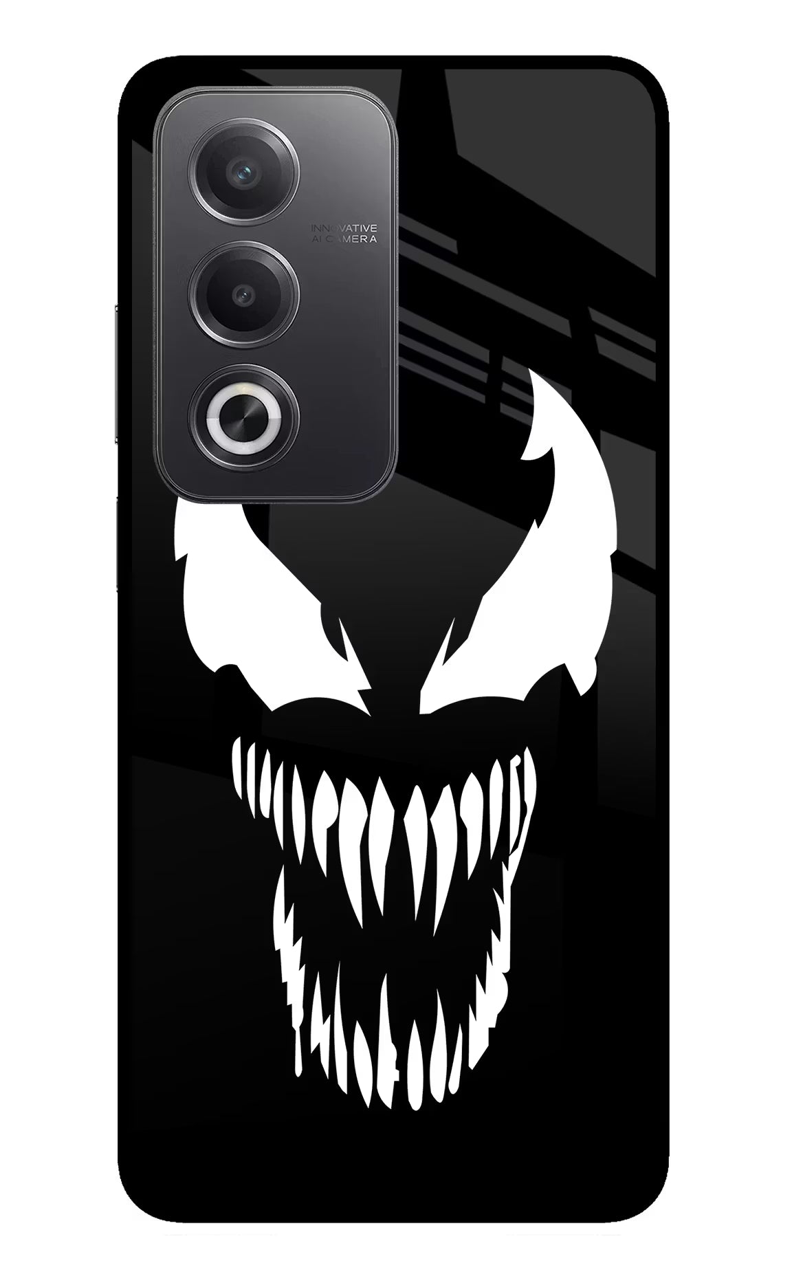 Venom Oppo A3 Pro 5G Glass Case Back Cover by Casekaro