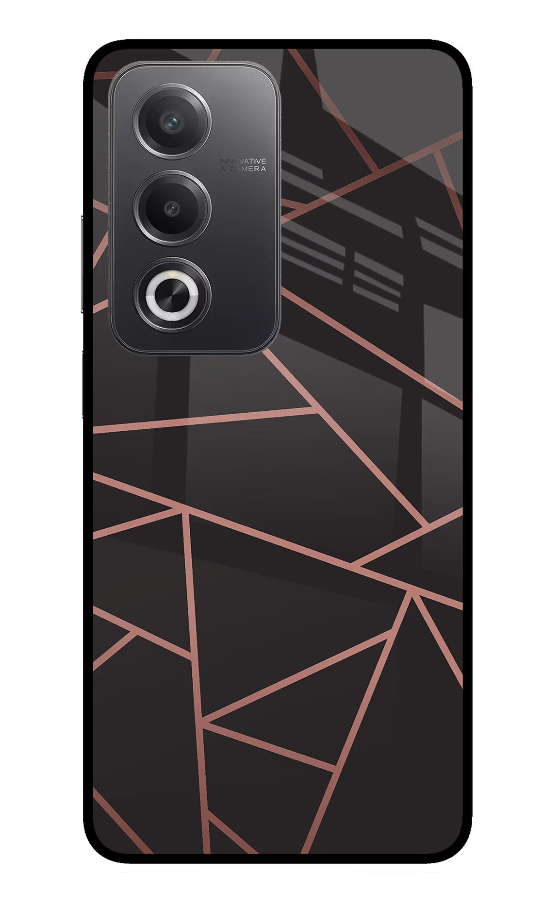 Geometric Pattern Oppo A3 Pro 5G Glass Case