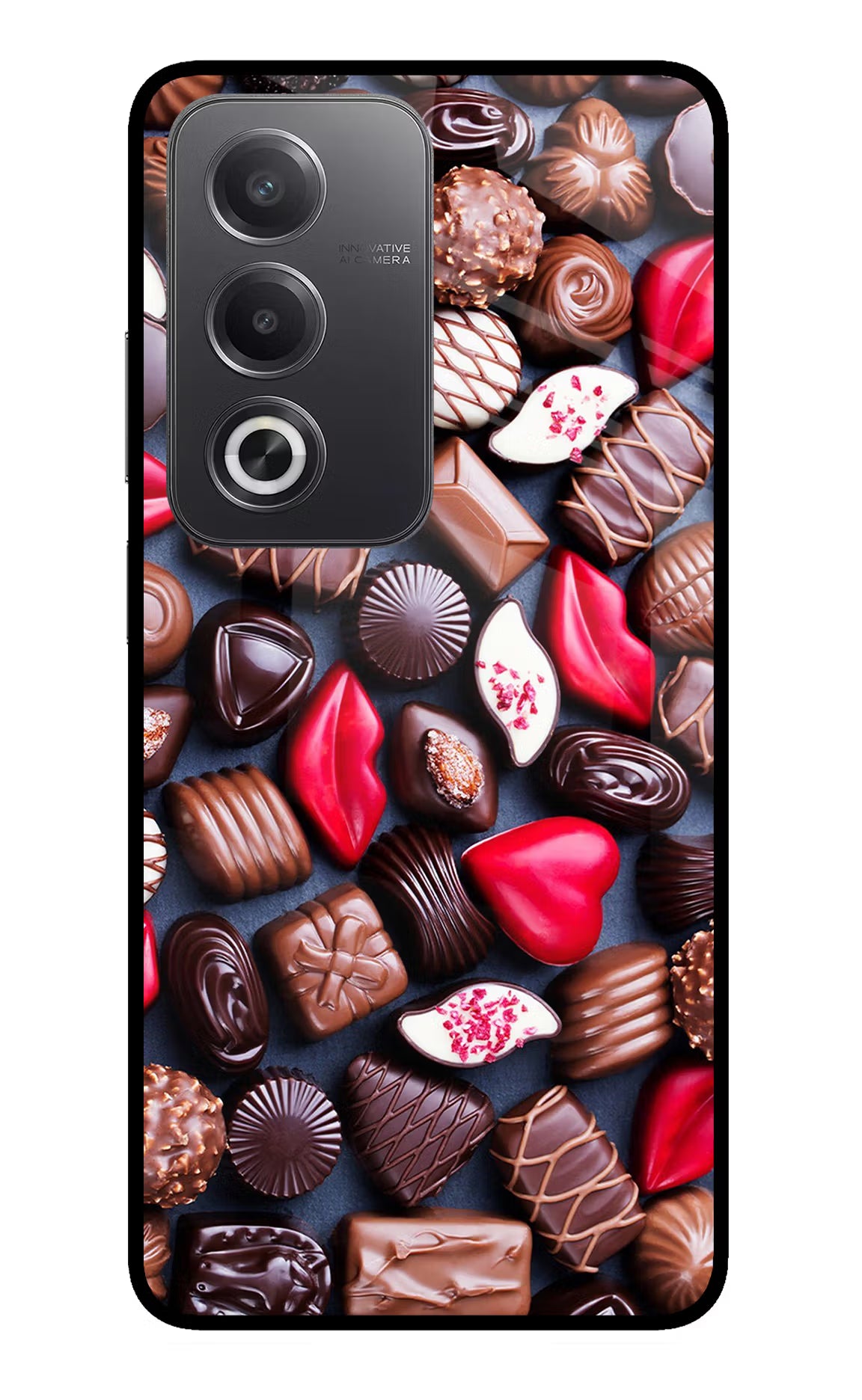 Chocolates Oppo A3 Pro 5G Glass Case