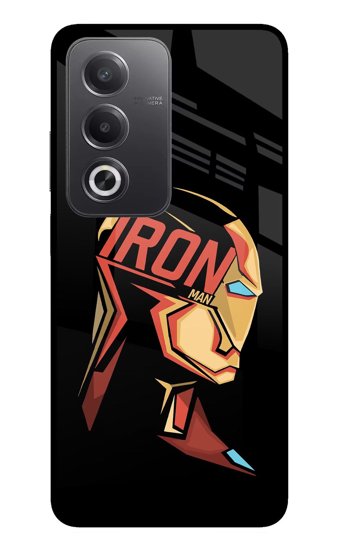 IronMan Oppo A3 Pro 5G Glass Case Back Cover by Casekaro