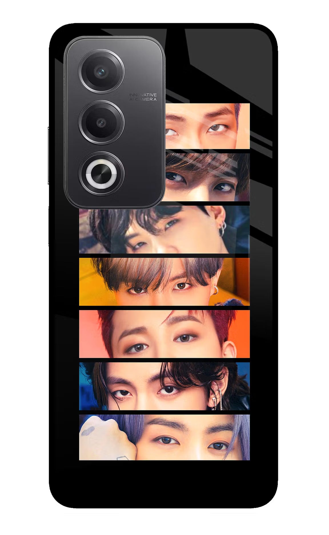 BTS Eyes Oppo A3 Pro 5G Glass Case