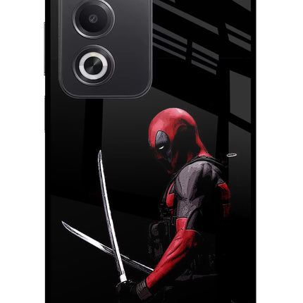 Deadpool Oppo A3 Pro 5G Glass Case Back Cover by Casekaro