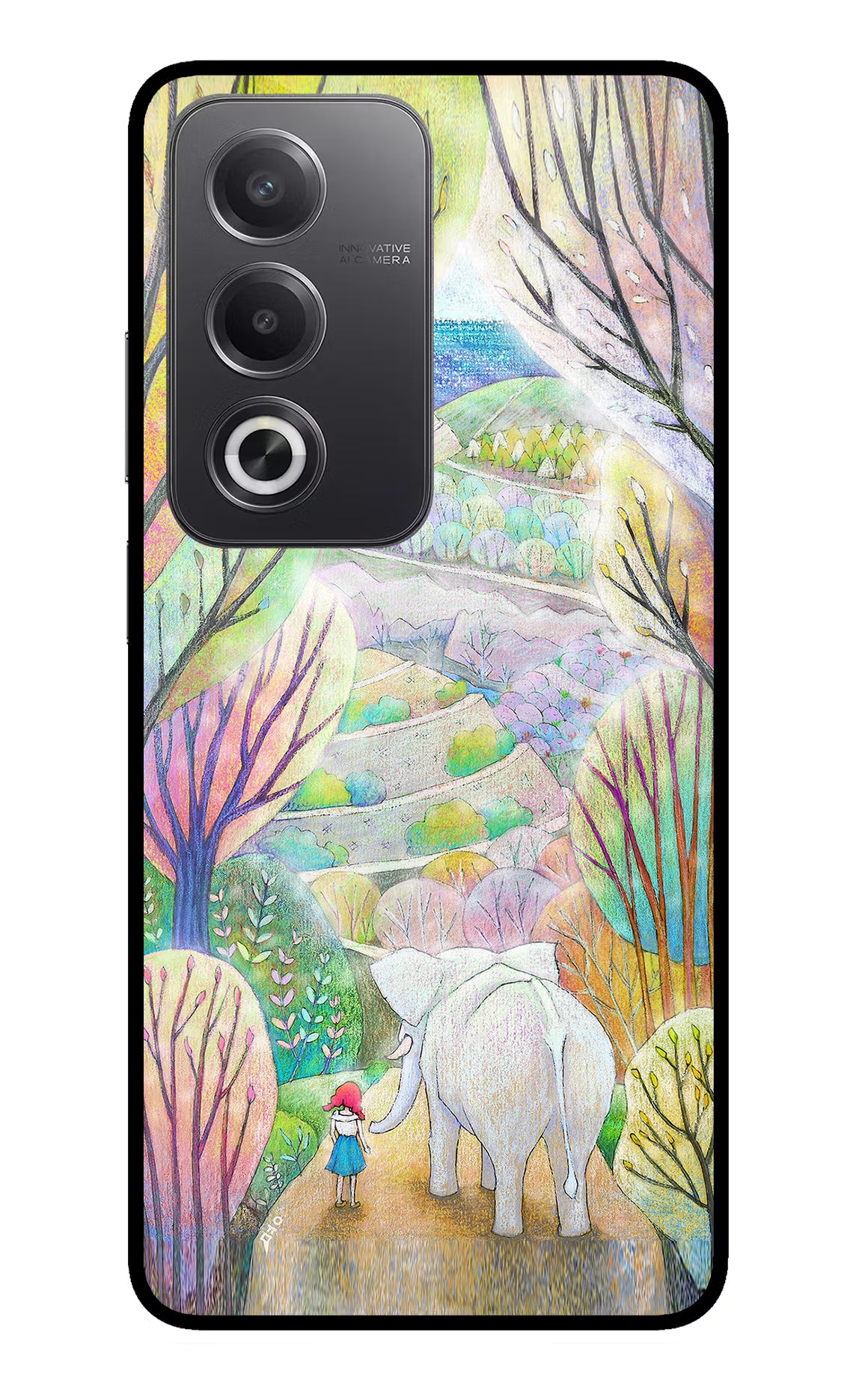 Nature Painting Oppo A3 Pro 5G Glass Case