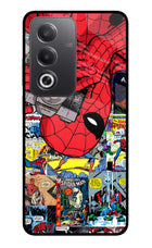 Spider Man Oppo A3 Pro 5G Glass Case Back Cover by Casekaro