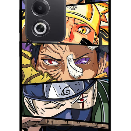 Naruto Character Oppo A3 Pro 5G Glass Case