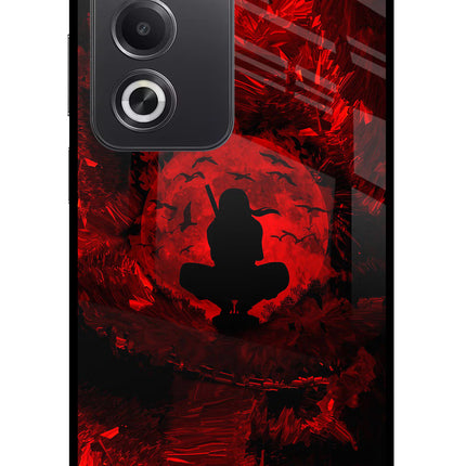 Itachi Uchiha Oppo A3 Pro 5G Glass Case Back Cover by Casekaro