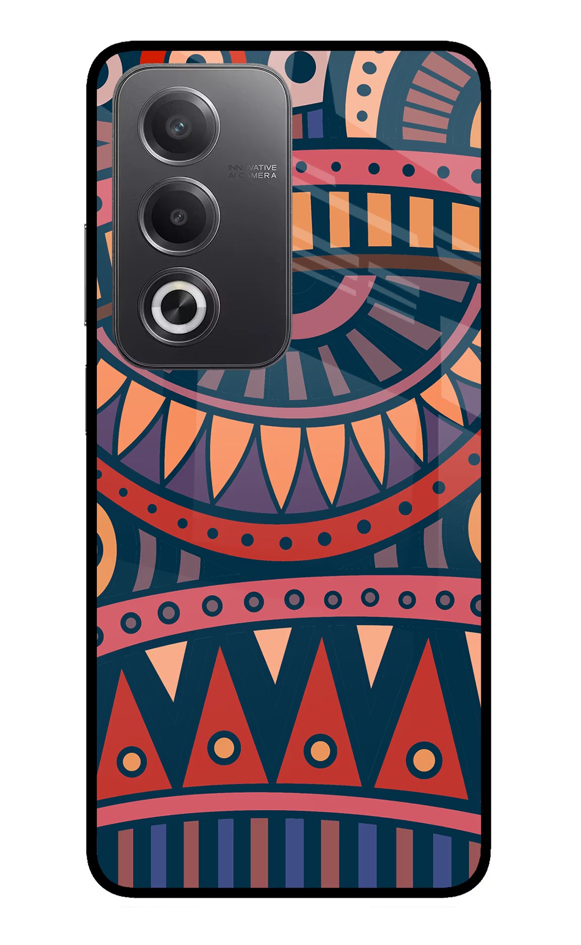 African Culture Design Oppo A3 Pro 5G Glass Case