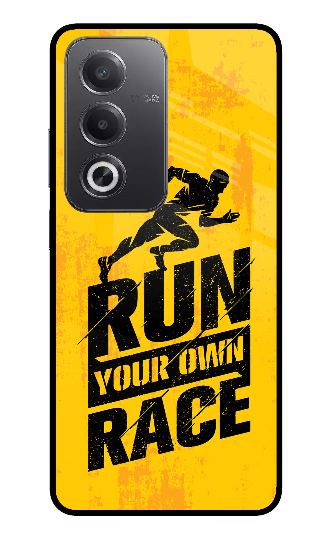 Run Your Own Race Oppo A3 Pro 5G Glass Case