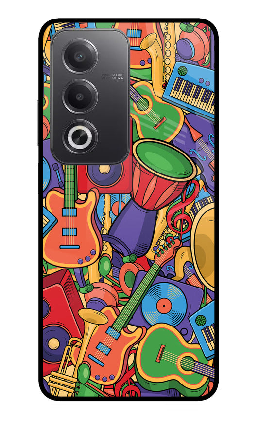Music Instrument Doodle Oppo A3 Pro 5G Glass Case