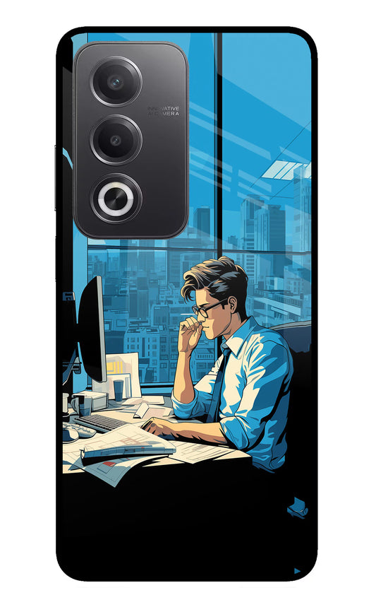 Focused Hustler (AI Generated) Oppo A3 Pro 5G Glass Case