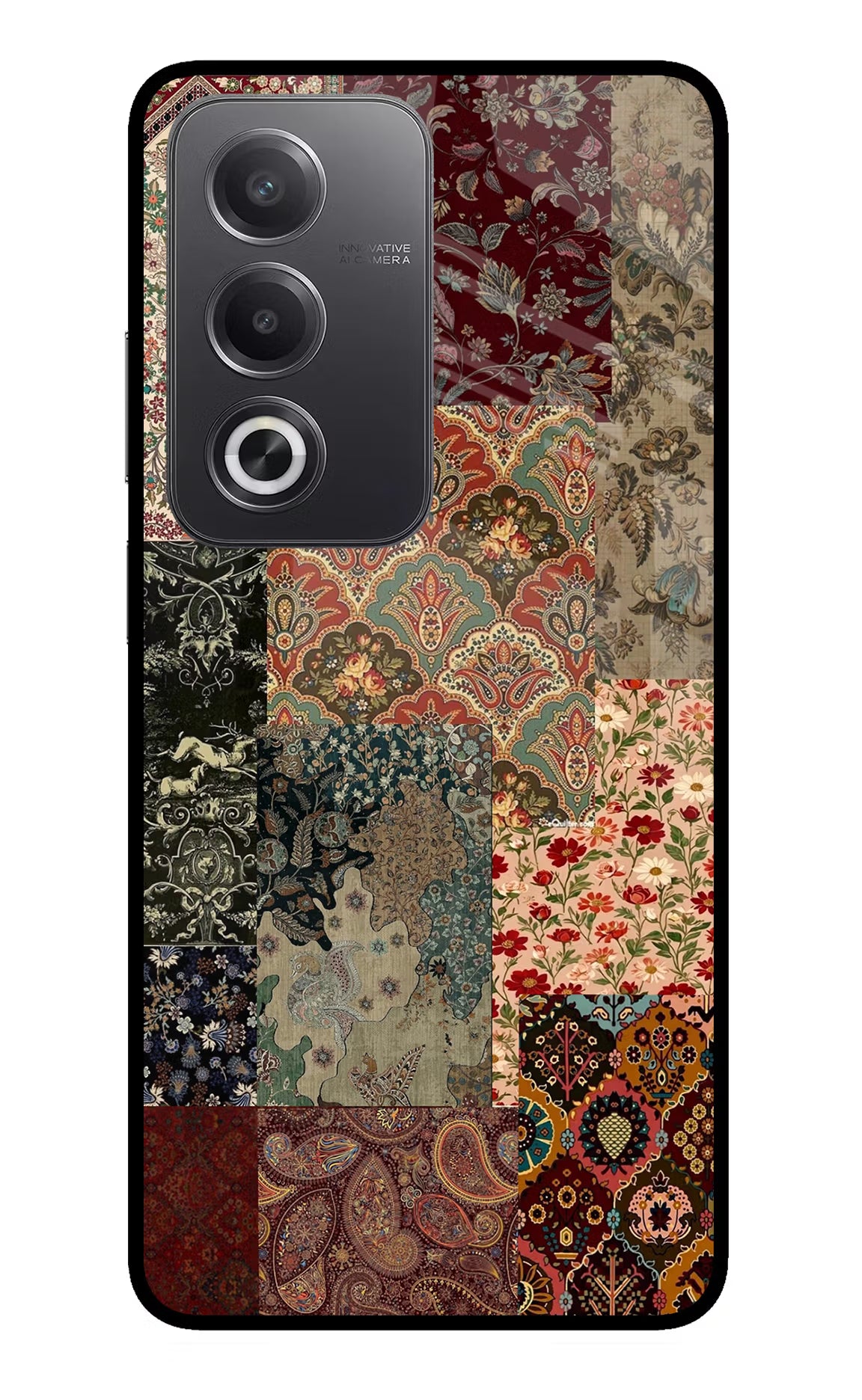 Desi Print Oppo A3 Pro 5G Glass Case Back Cover by Casekaro