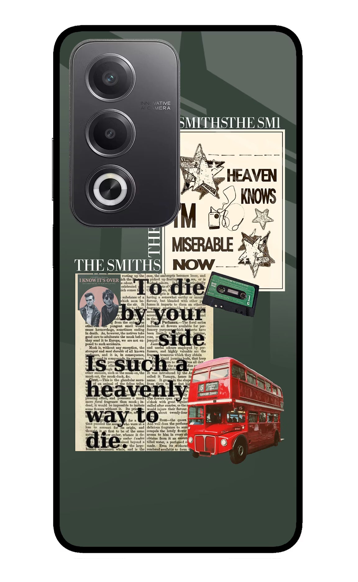 The Smiths Oppo A3 Pro 5G Glass Case Back Cover by Casekaro