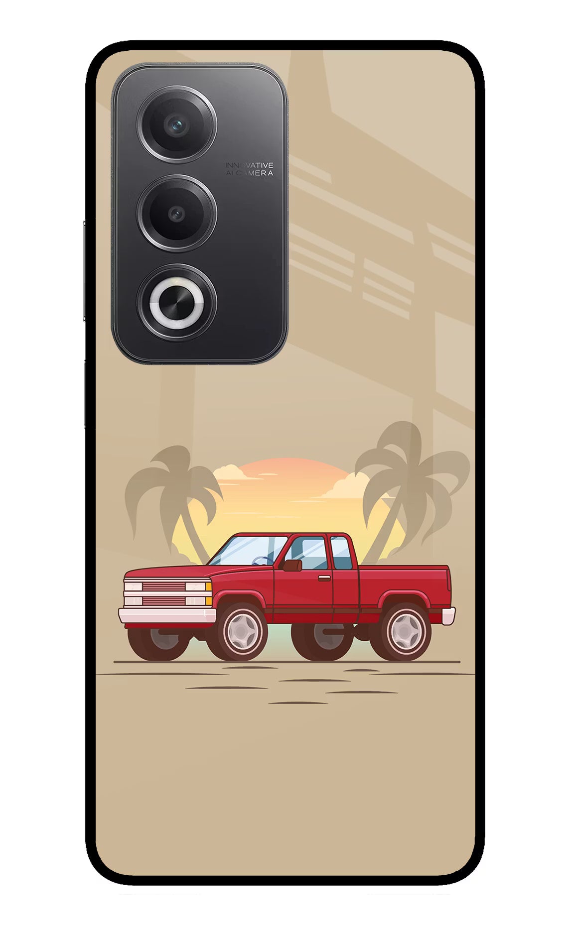 Desert Classic Drive Oppo A3 Pro 5G Glass Case