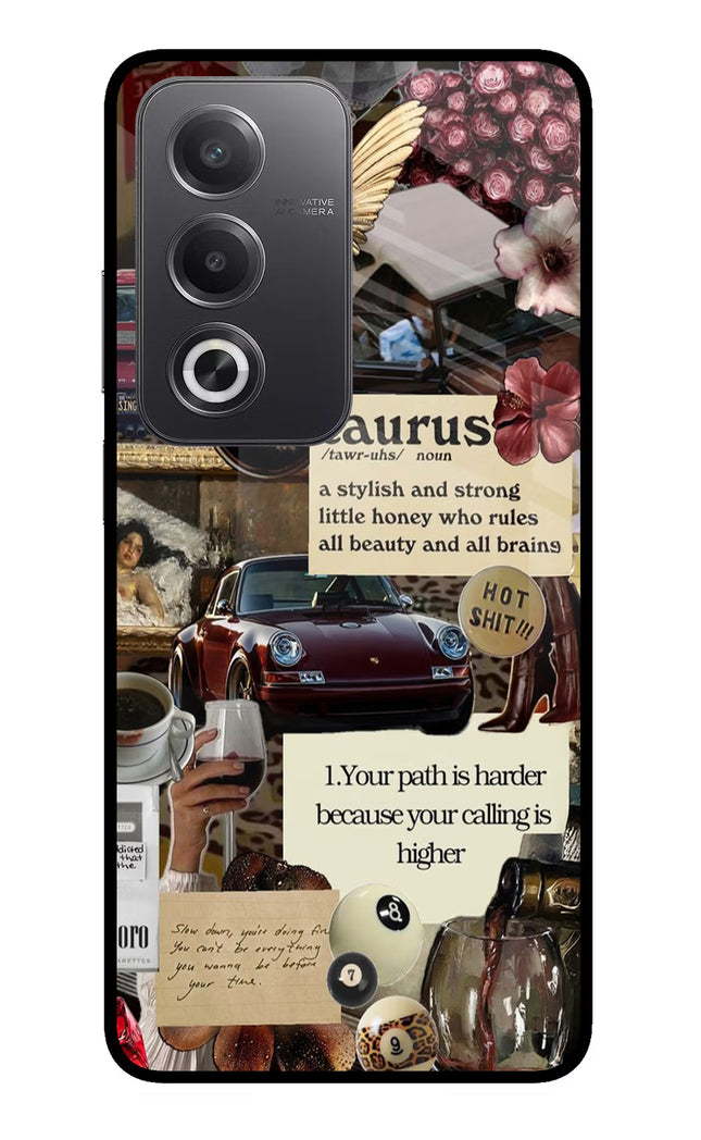 Taurus Zodiac Oppo A3 Pro 5G Glass Case