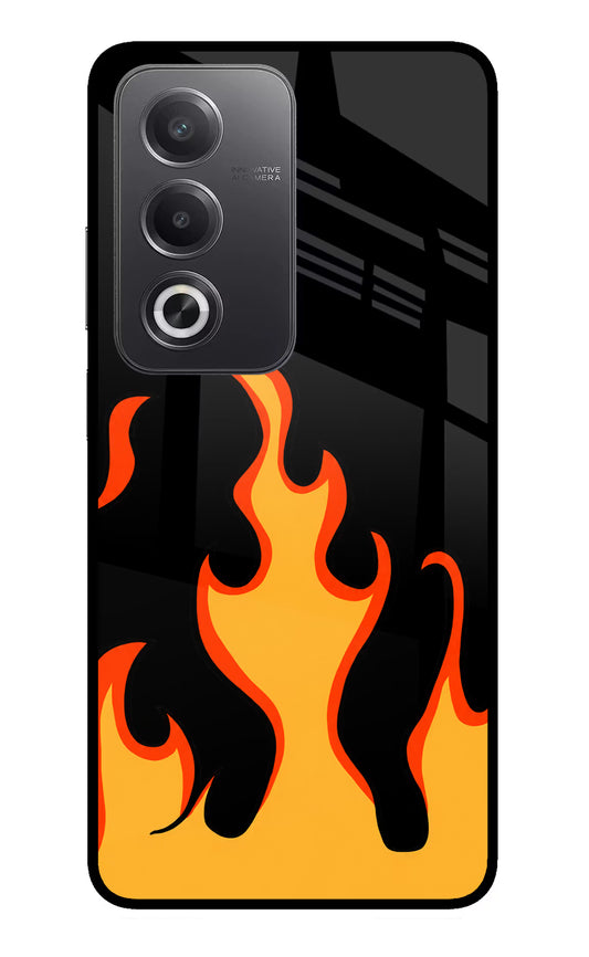 Fired Up – Black Oppo A3 Pro 5G Glass Case
