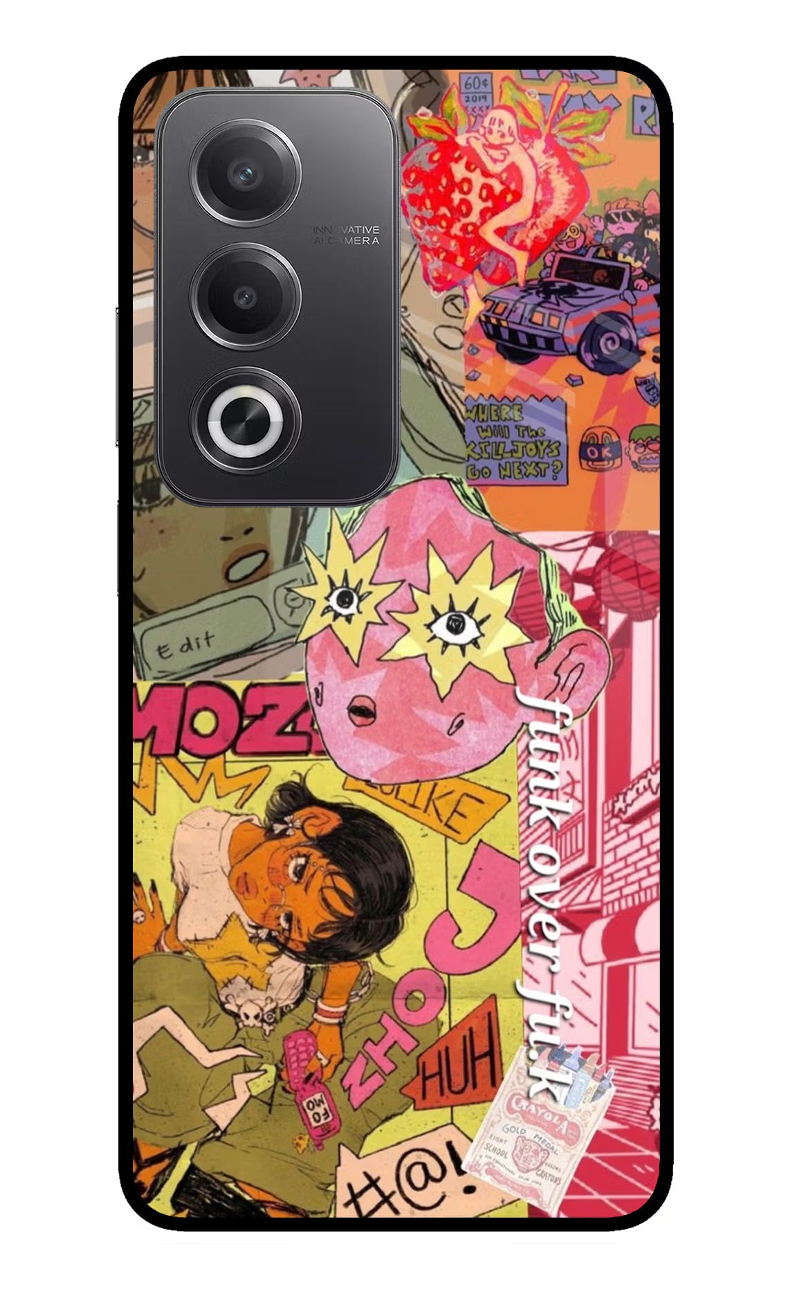 Funkover Oppo A3 Pro 5G Glass Case