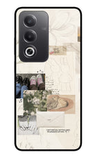 Soft Aesthetic Oppo A3 Pro 5G Glass Case