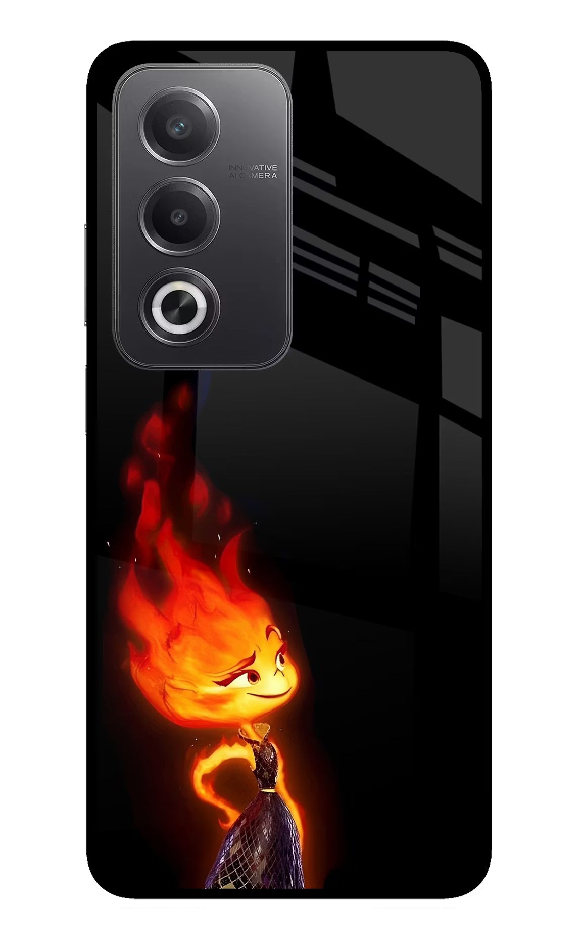 Ember Flame Oppo A3 Pro 5G Glass Case
