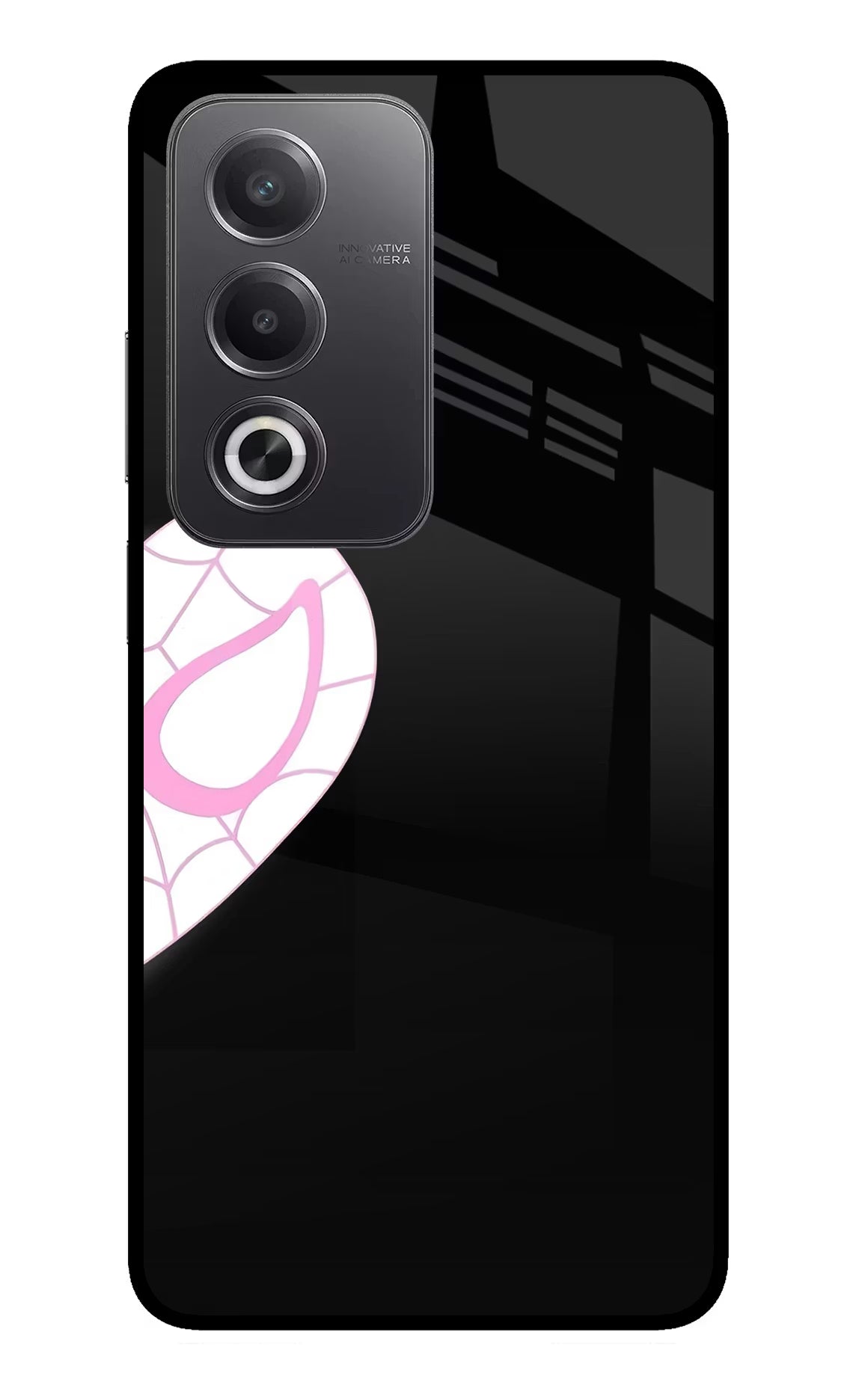 Gwen Mask Oppo A3 Pro 5G Glass Case Back Cover by Casekaro