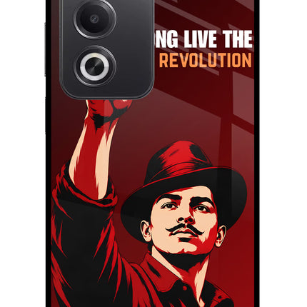 Bhagat Singh Revolution Oppo A3 Pro 5G Glass Case