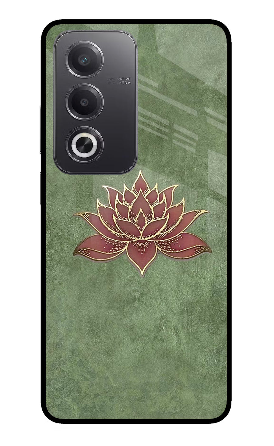 Lotus Grace Oppo A3 Pro 5G Back Cover, Glass case