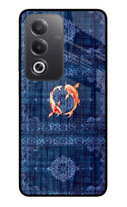 Koi Blue Oppo A3 Pro 5G Glass Case