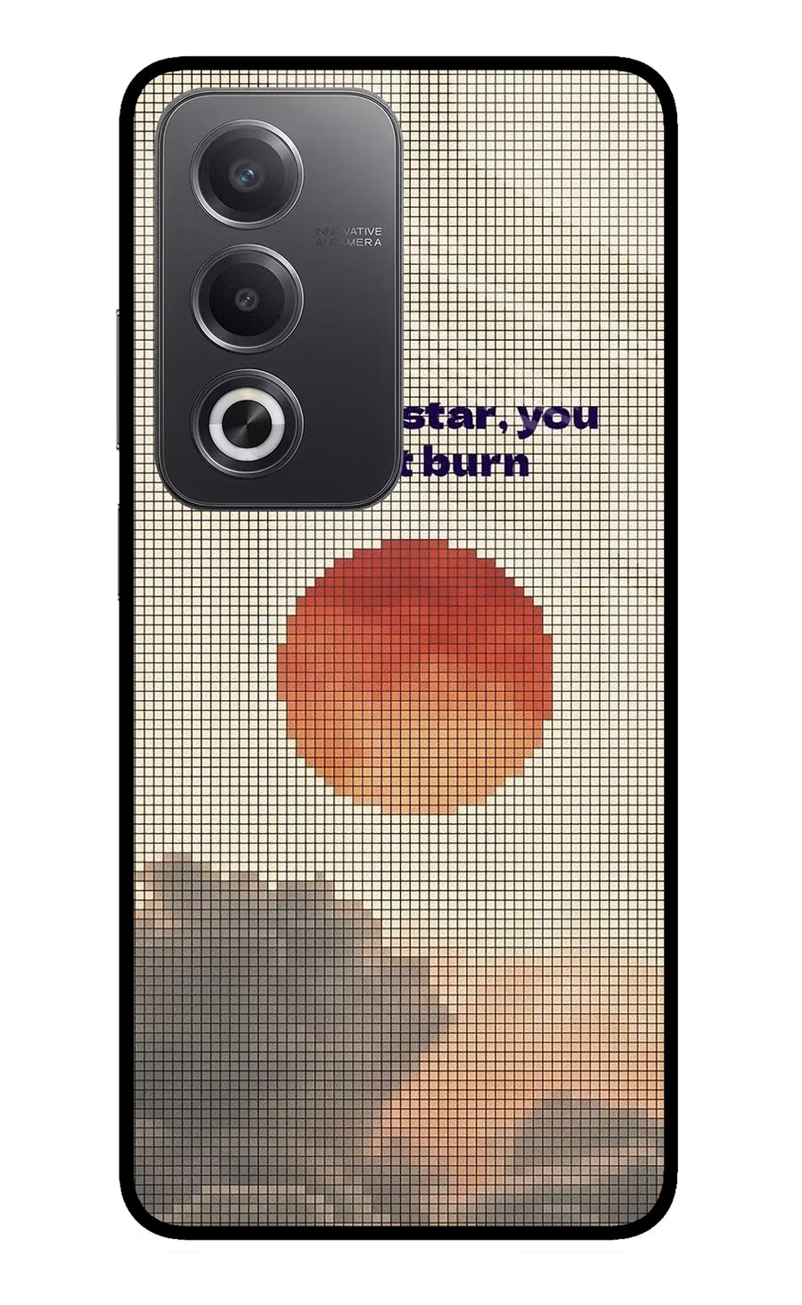Pixel Sun Oppo A3 Pro 5G Back Cover, Glass case