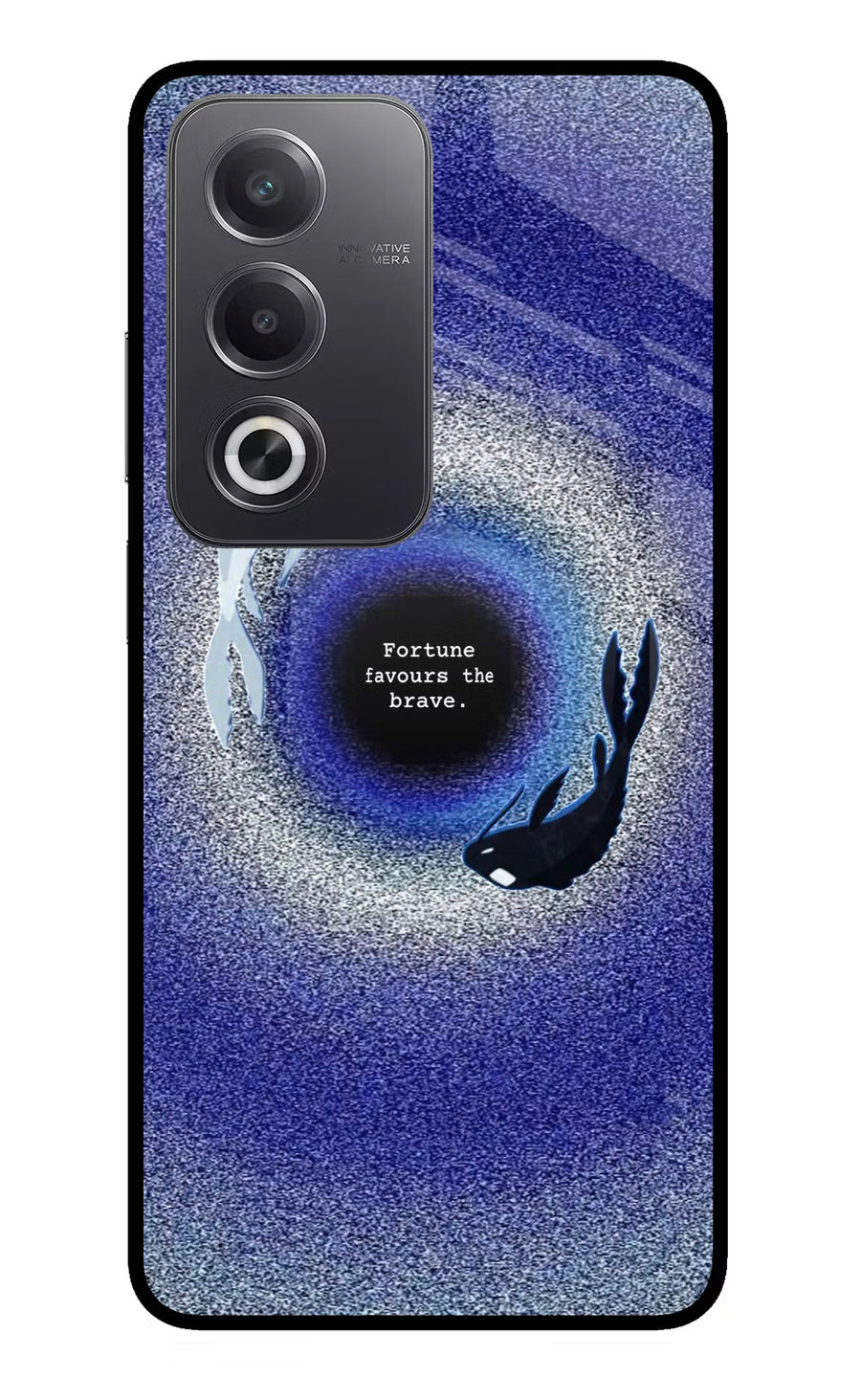 Dark Koi Oppo A3 Pro 5G Back Cover, Glass case