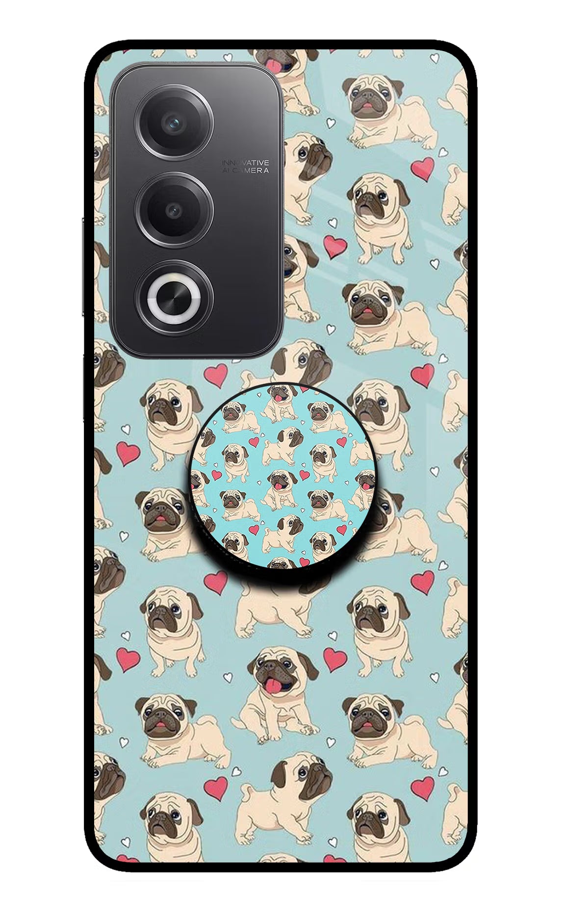 Pug Dog Oppo A3 Pro 5G Pop Case by Casekaro