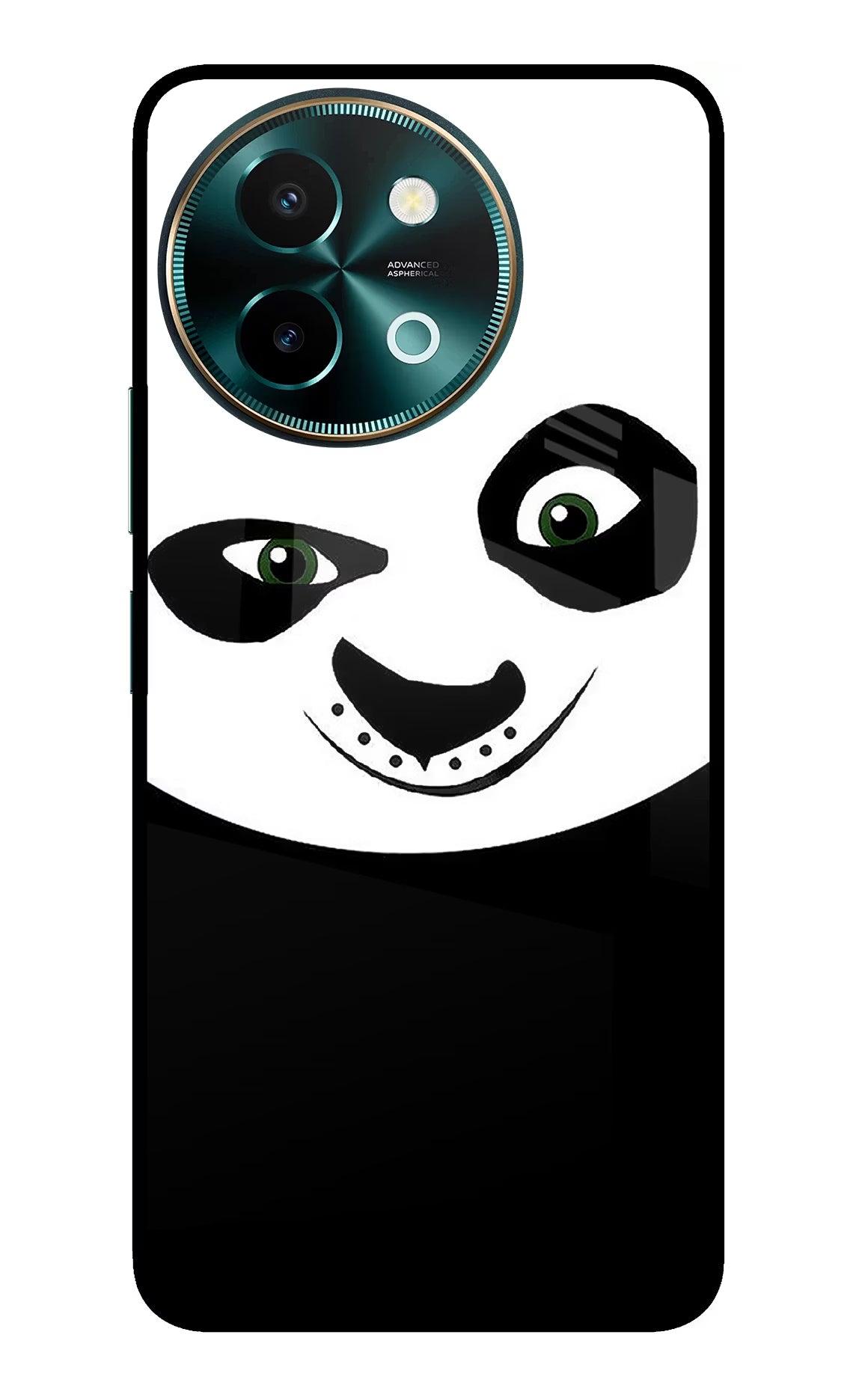 Panda Vivo Y58 5G Glass Case Back Cover by Casekaro