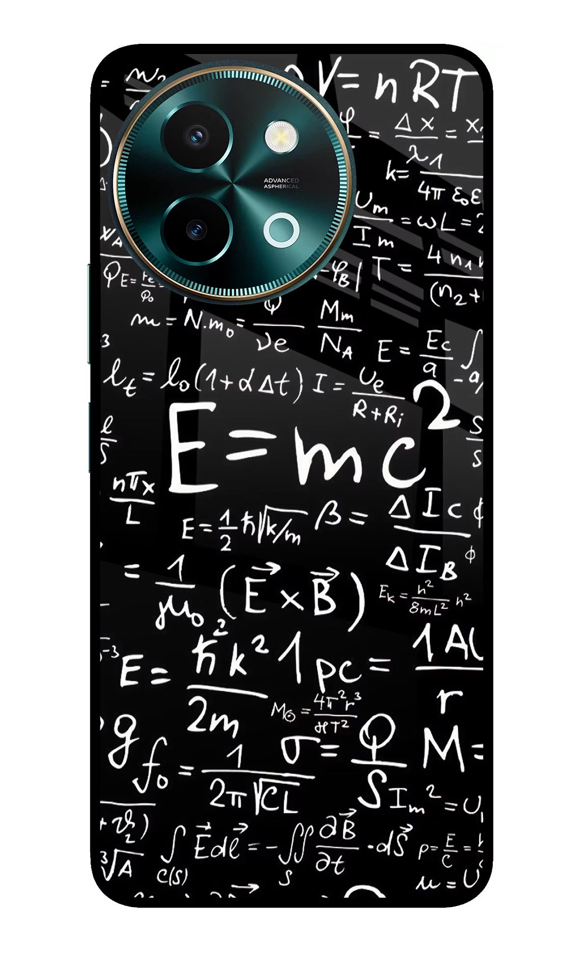 Physics Formula Vivo Y58 5G Glass Case Back Cover by Casekaro