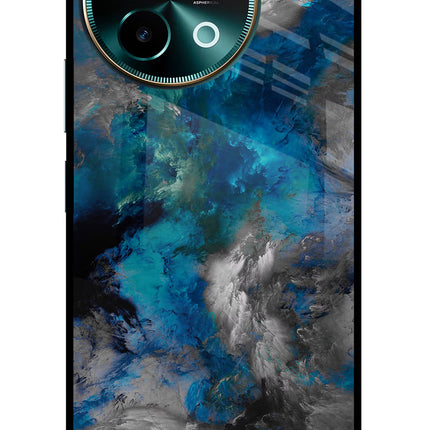 Artwork Vivo Y58 5G Glass Case Back Cover by Casekaro