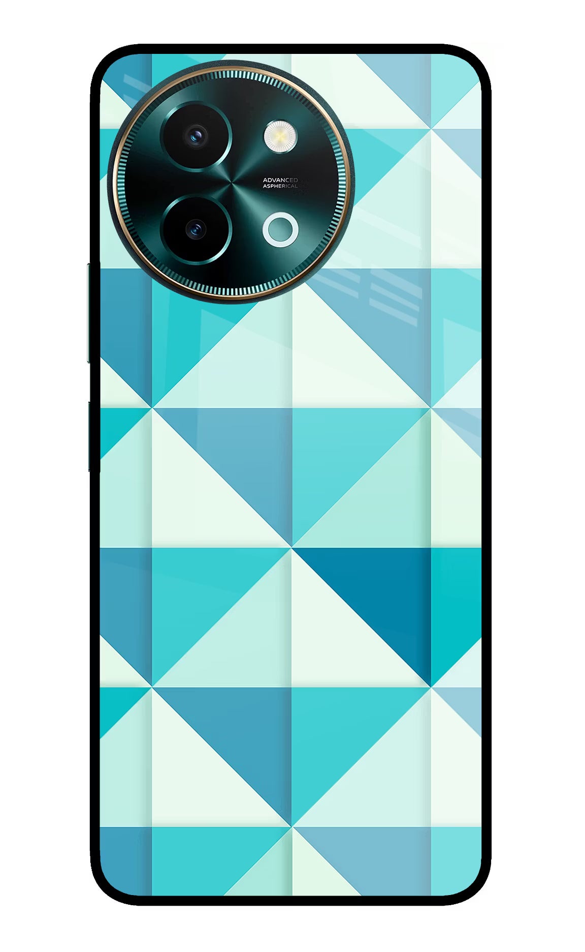 Abstract Vivo Y58 5G Glass Case Back Cover by Casekaro