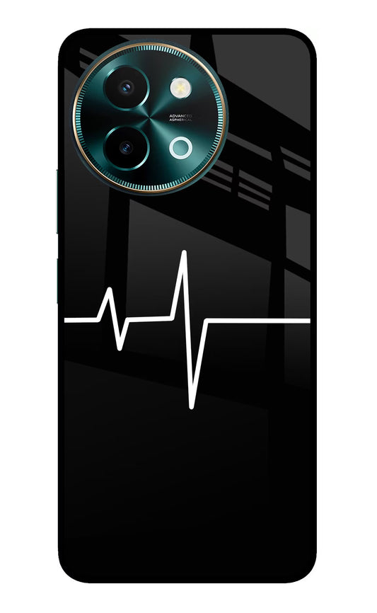 Heart Beats Vivo Y58 5G Glass Case