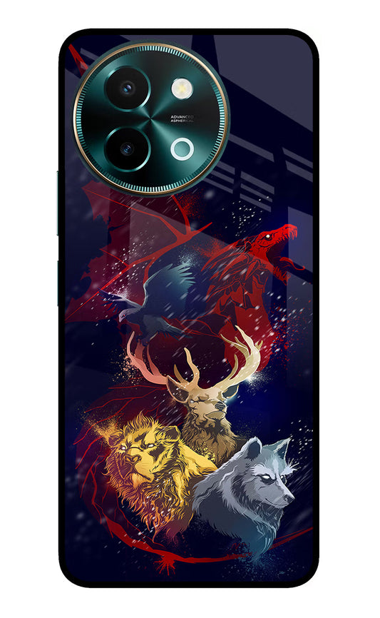 Game Of Thrones Vivo Y58 5G Glass Case