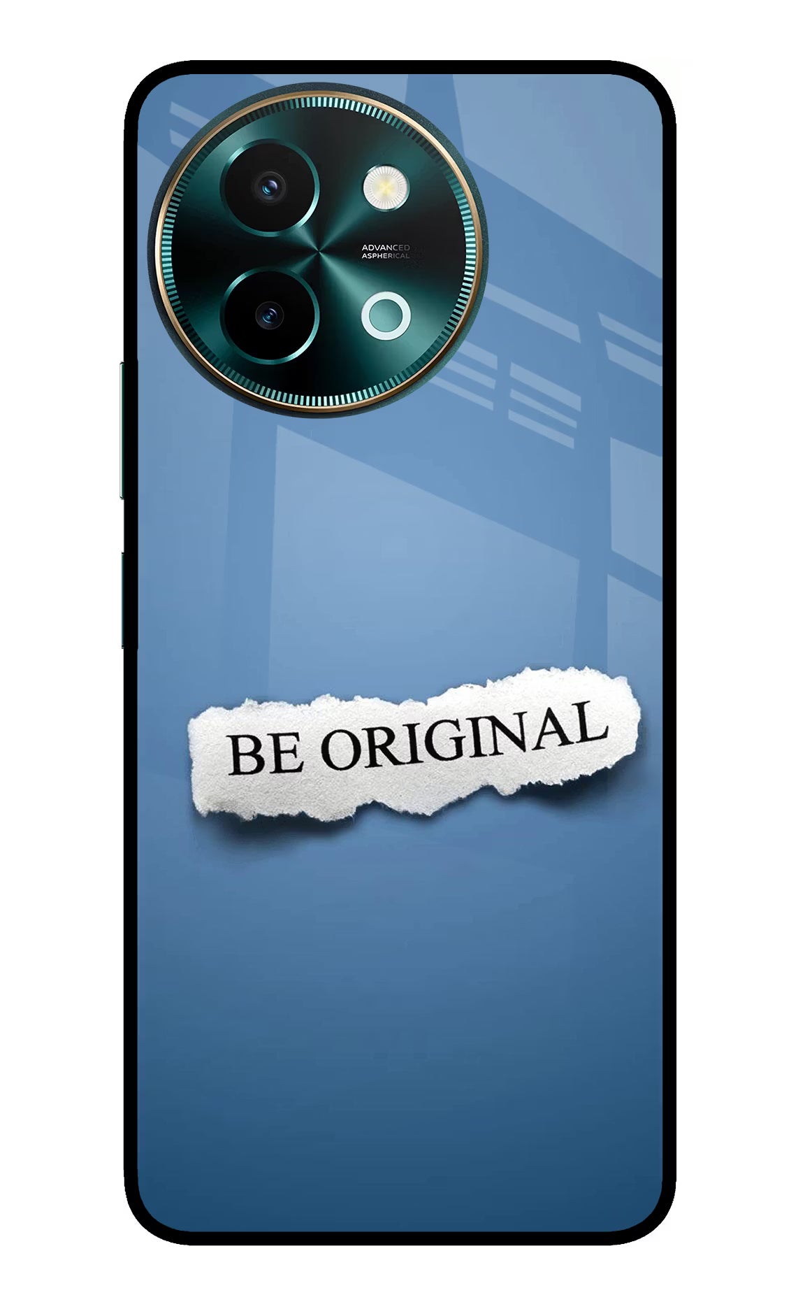 Be Original Vivo Y58 5G Glass Case Back Cover by Casekaro