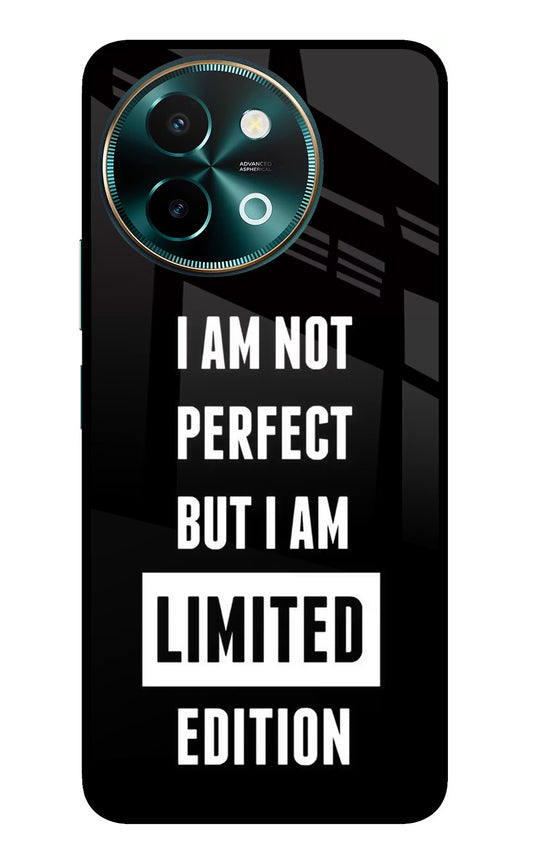 I Am Not Perfect But I Am Limited Edition Vivo Y58 5G Glass Case