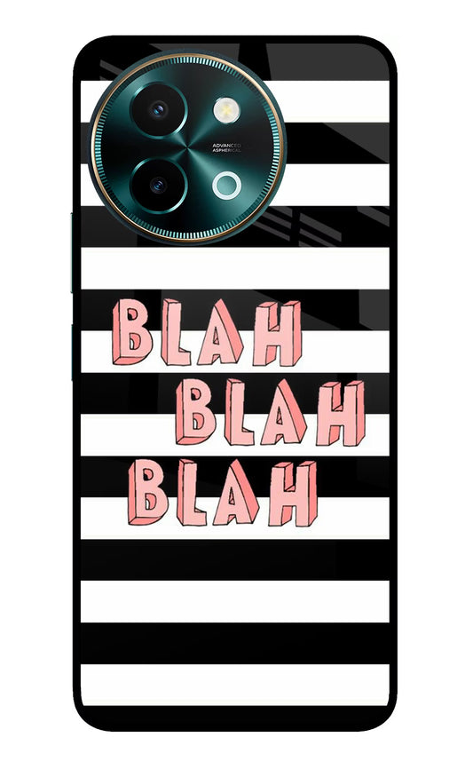 Blah Blah Blah Vivo Y58 5G Glass Case