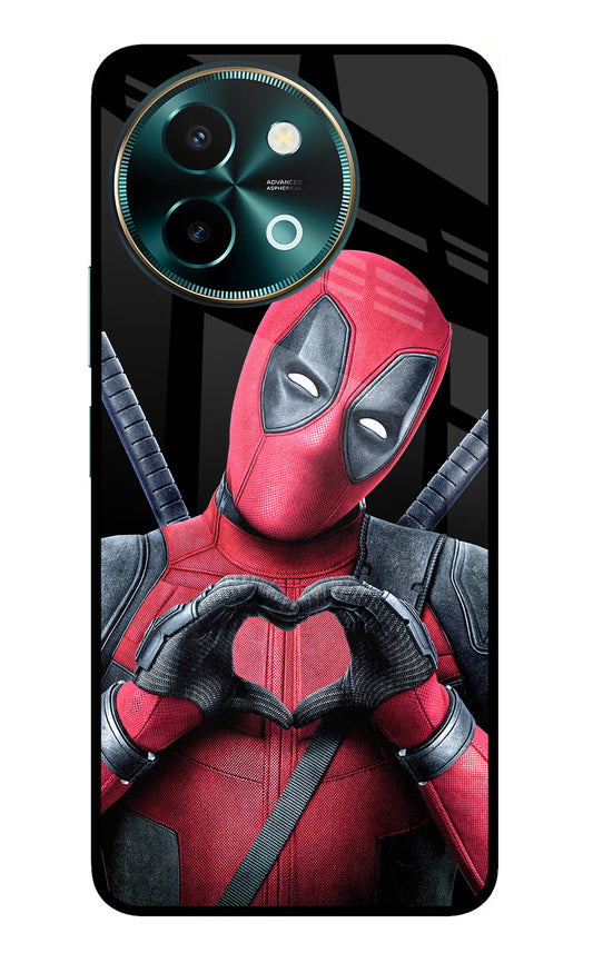Deadpool Vivo Y58 5G Glass Case
