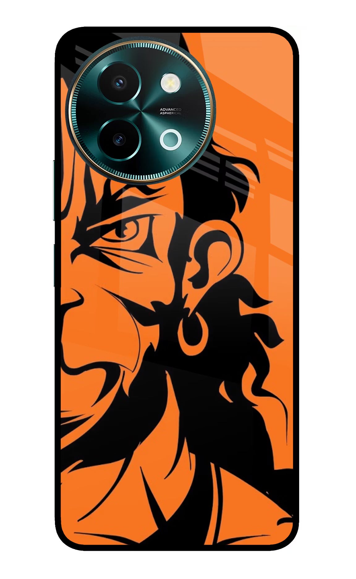 Hanuman Vivo Y58 5G Glass Case Back Cover by Casekaro