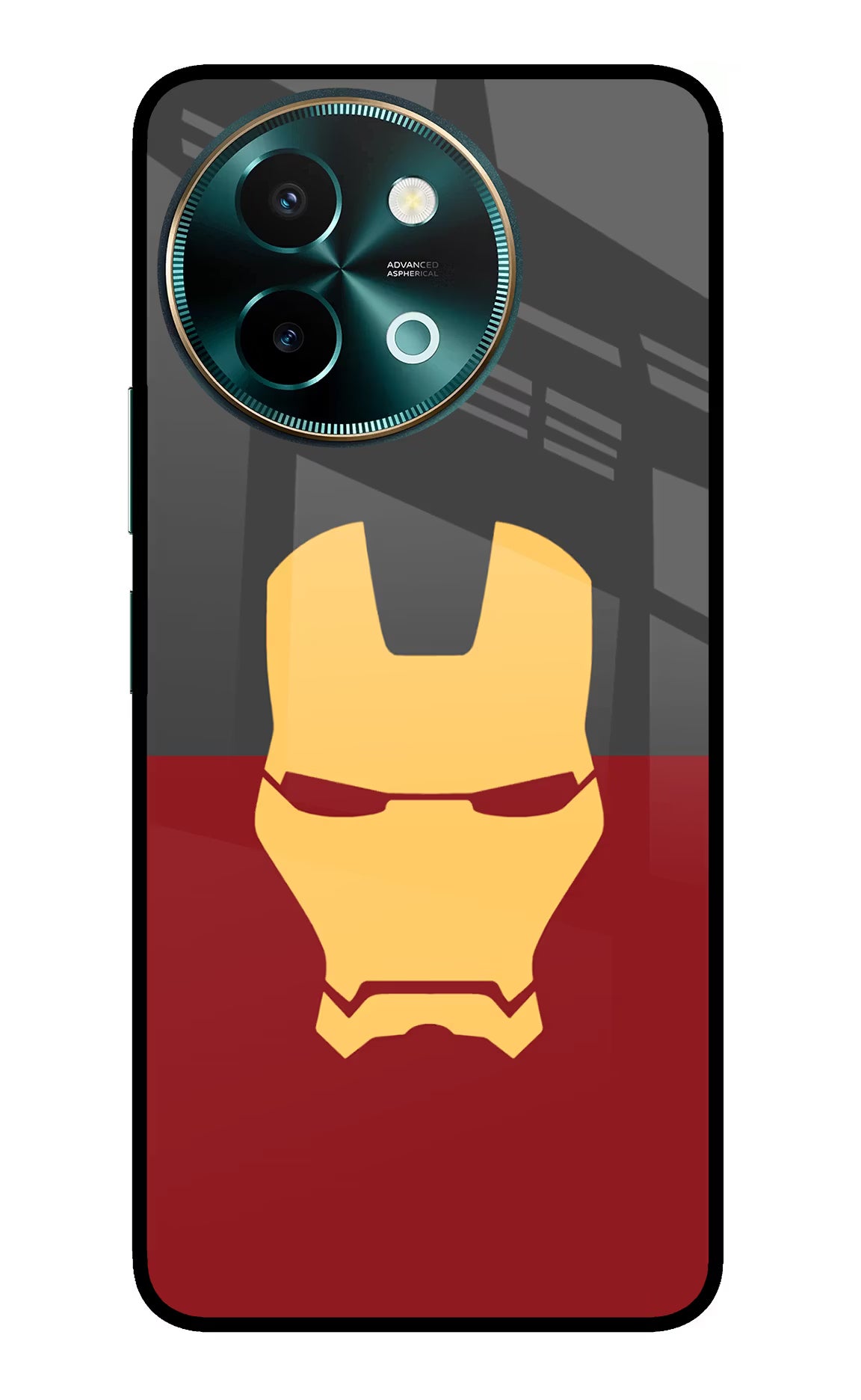 Ironman Vivo Y58 5G Glass Case Back Cover by Casekaro