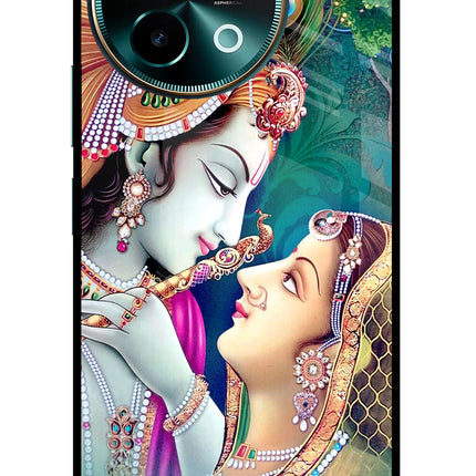 Lord Radha Krishna Vivo Y58 5G Glass Case